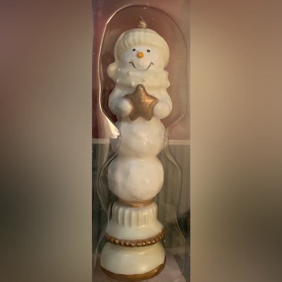 NEW Snowman candle set - Picture 2 of 4